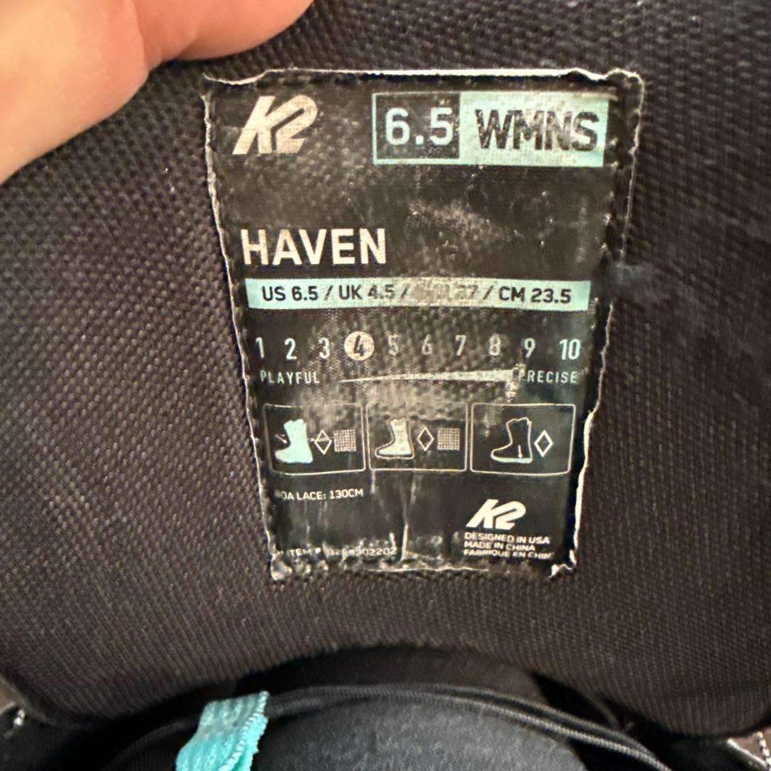 K2 Haven スノーボードブーツ 6.5 US