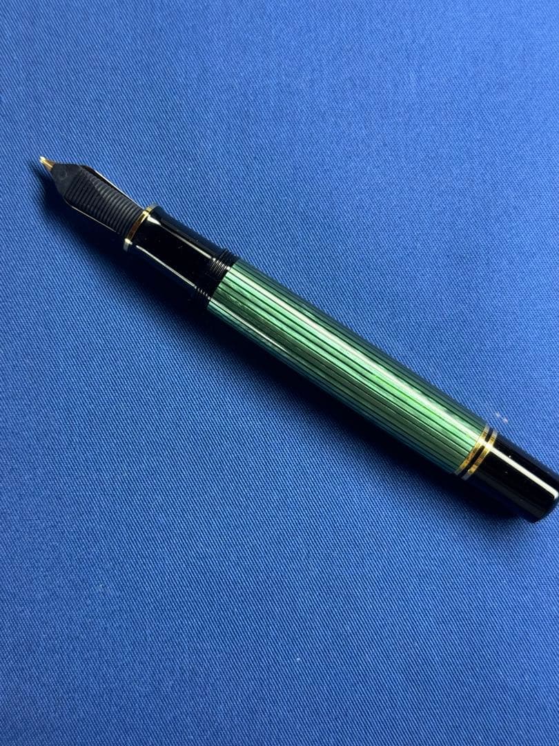 ペリカン スーべレーン m1000 緑縞