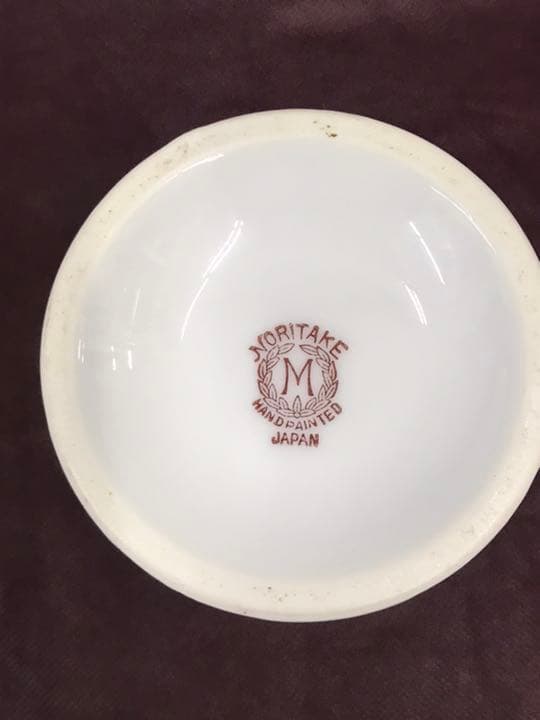 オールドノリタケ M JAPAN ハンドペイント 花瓶　花器