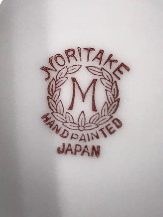 オールドノリタケ M JAPAN ハンドペイント 花瓶　花器