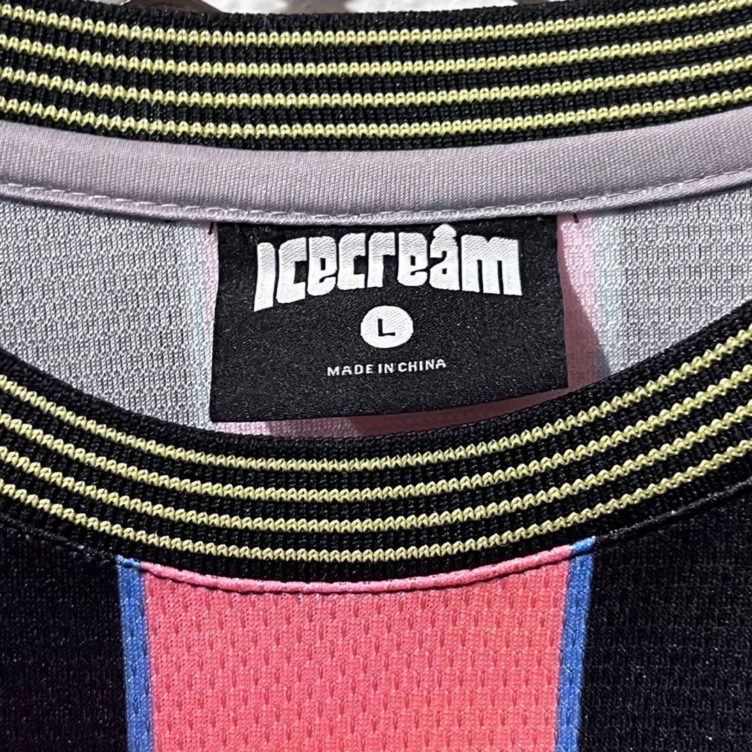 希少 ICECREAM ゲームシャツ サッカー NIGO BBC アイスクリーム