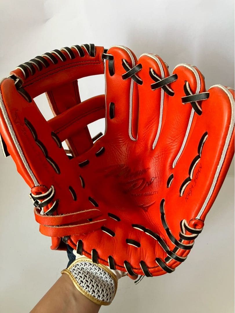 定価 66,000円 ミズノプロ　硬式　HAGA 内野　日本製　グローブ