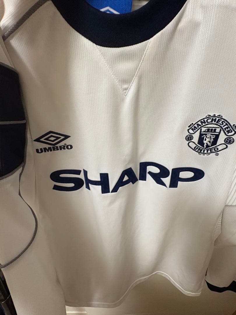 マンチェスター・ユナイテッド ホワイト長袖ジャージ