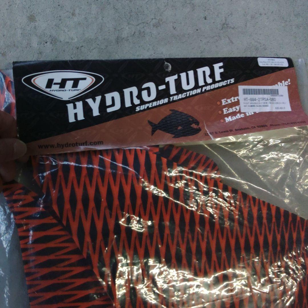 HYDRO-TURF デッキパッド ブラック/オレンジ ハイドロターフ