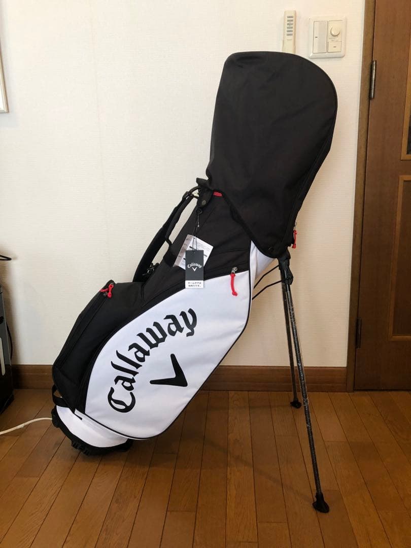 Callaway キャディバッグ 黒白赤