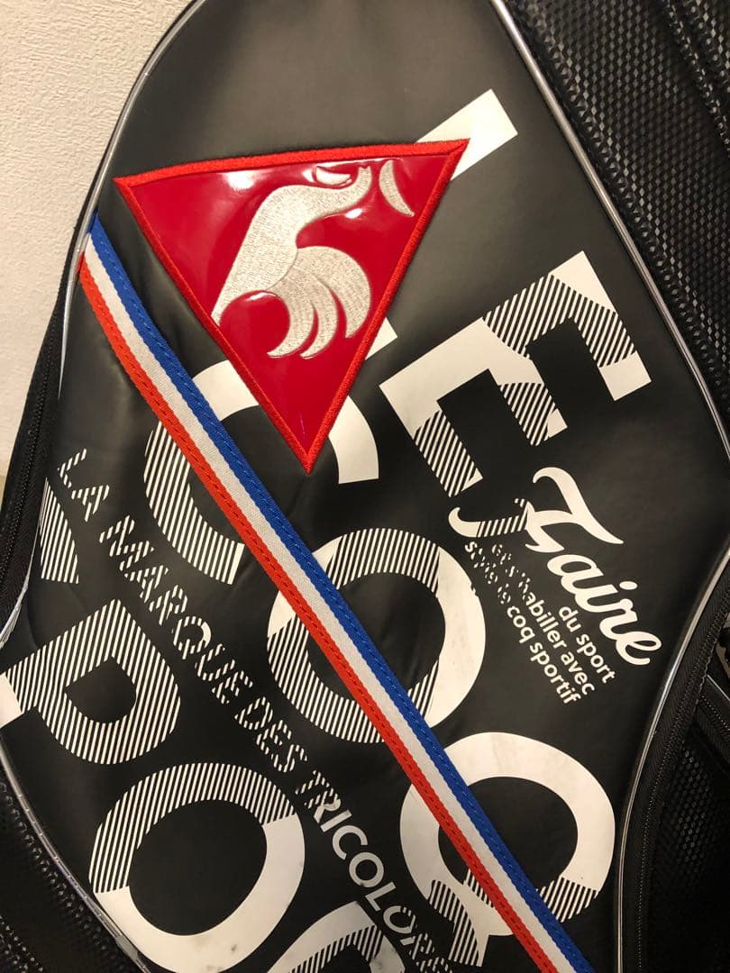 【ゆい】廃盤希少品　ルコックスポルティフ　キャディバッグ　ゴルフバッグ