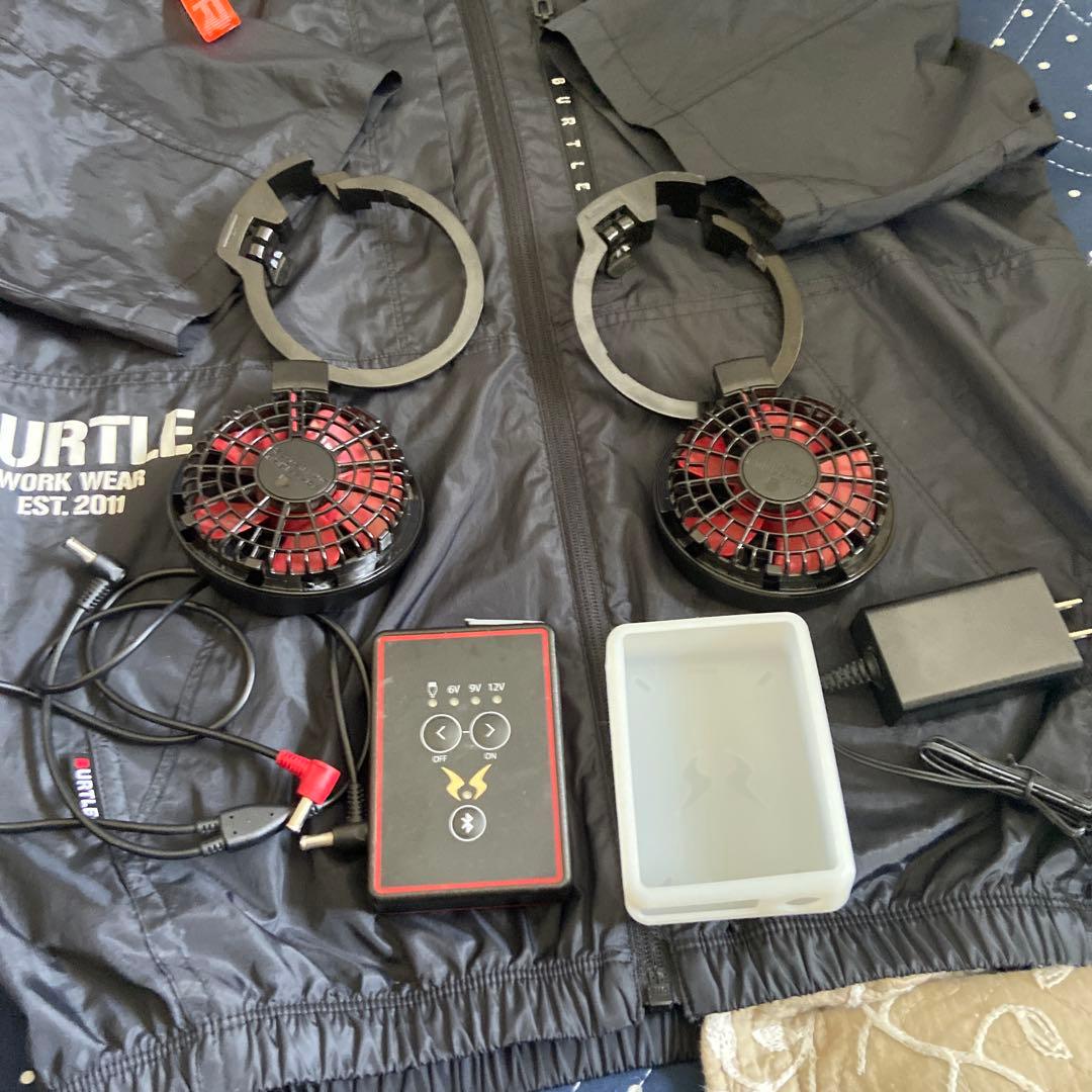 BURTLE 作業用ジャケット ファン付き ブラック