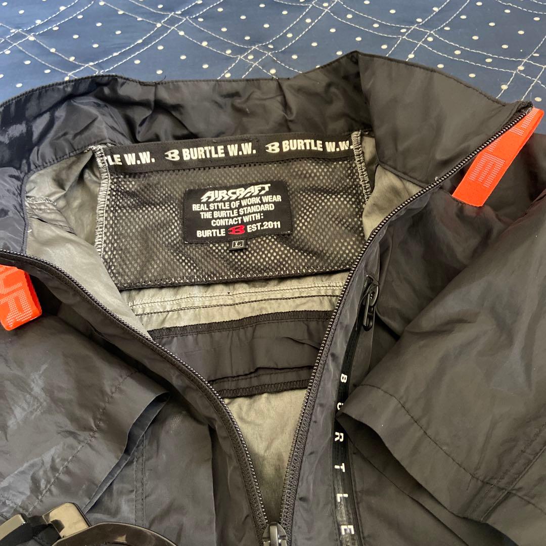 BURTLE 作業用ジャケット ファン付き ブラック