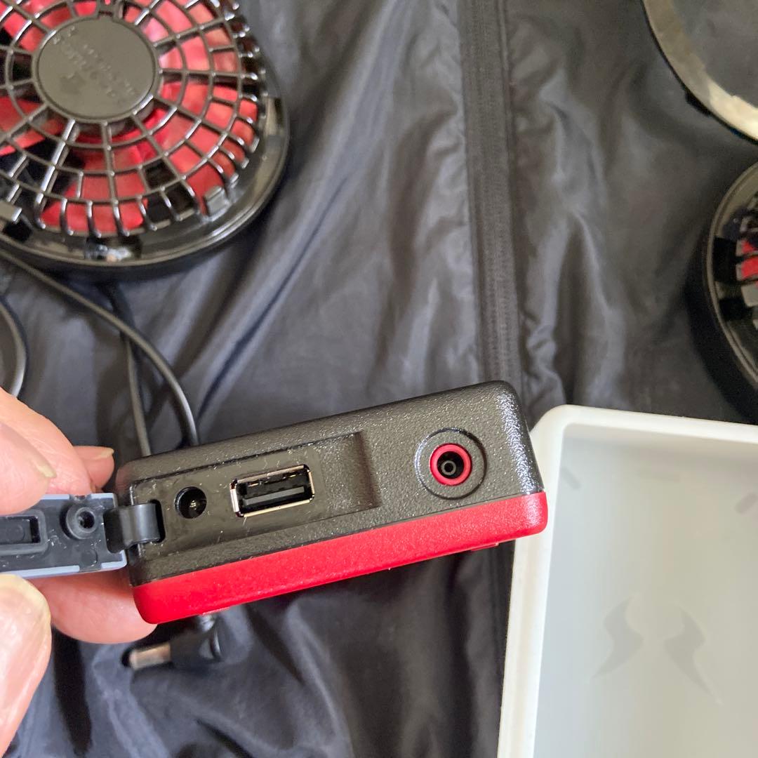 BURTLE 作業用ジャケット ファン付き ブラック