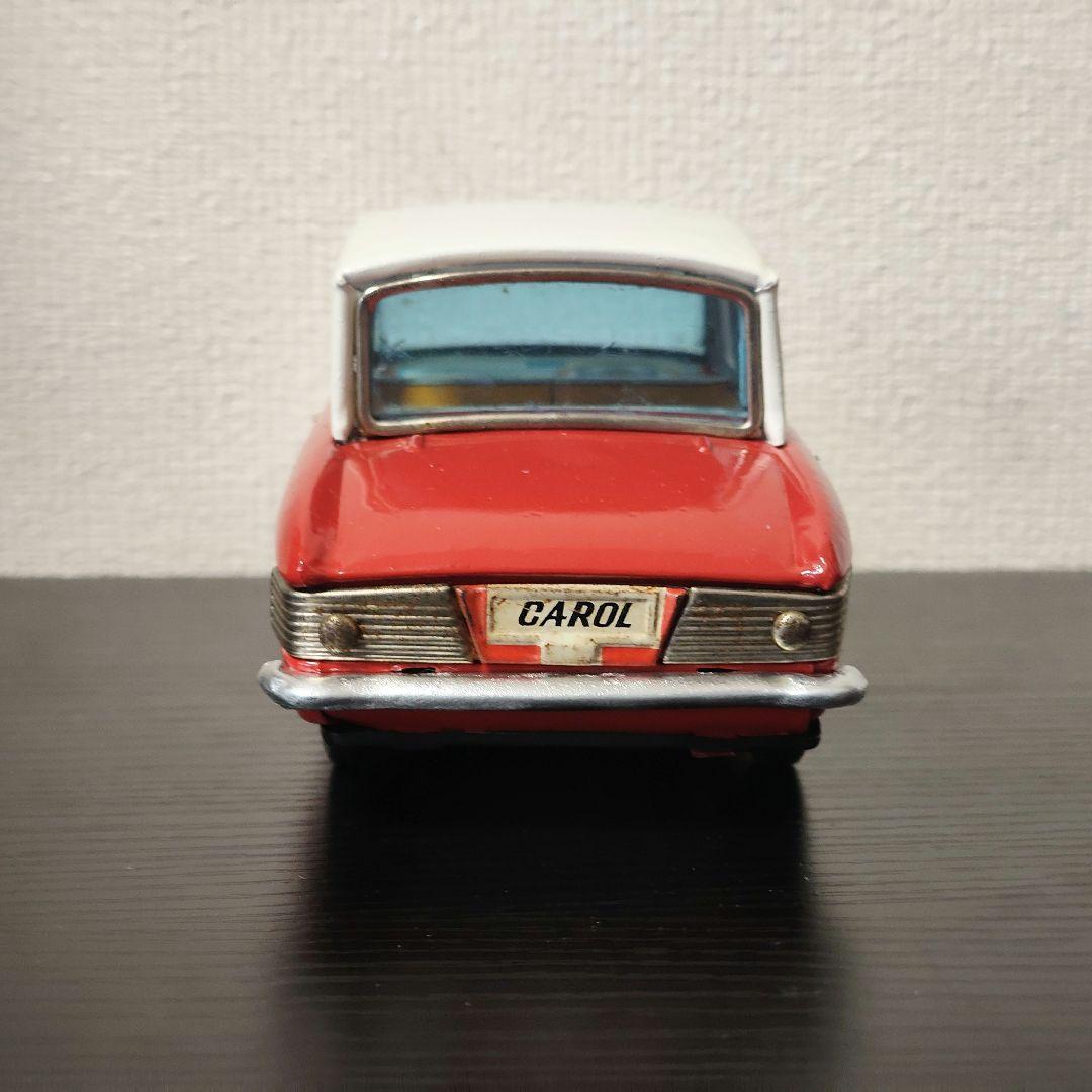 イチコー　マツダ　キャロル　赤/白色　ブリキ