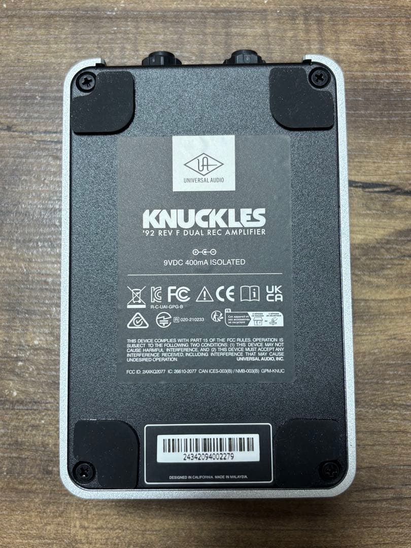 ギター UAFX KNUCKLES