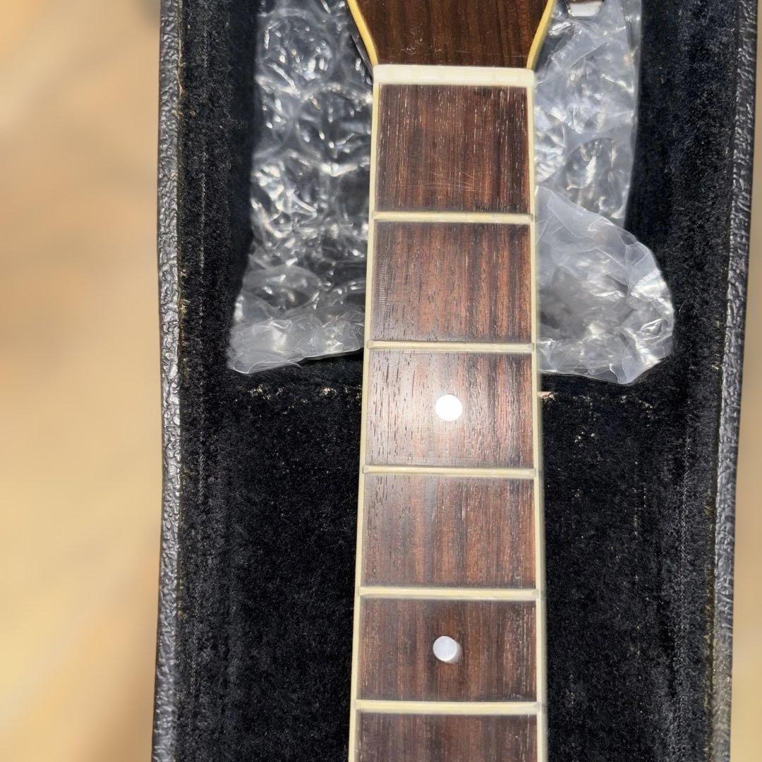 Morris Special W-35 ハードケース　ストラップ　ゴム式カポ付き