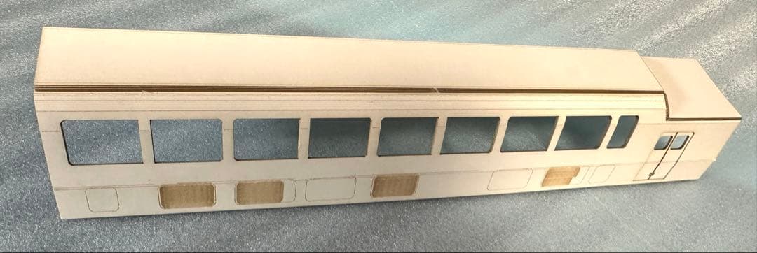 茶*碗様 鉄*号様 1/80　近鉄楽イメージ 3D前面＋パーツ＋レーザーカット側