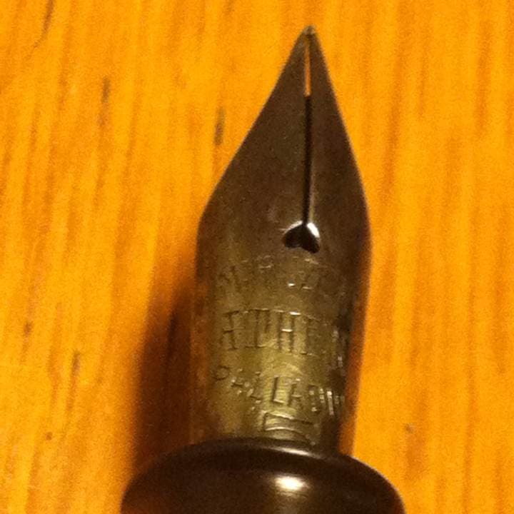 確認用 丸善 アテナ インキ止め式 万年筆