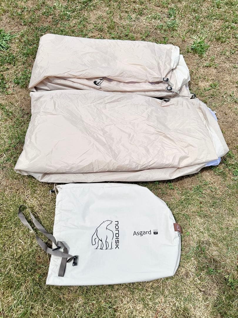 美品 ノルディスク アスガルド 19.6 インナーキャビン 2pcs 左右セット