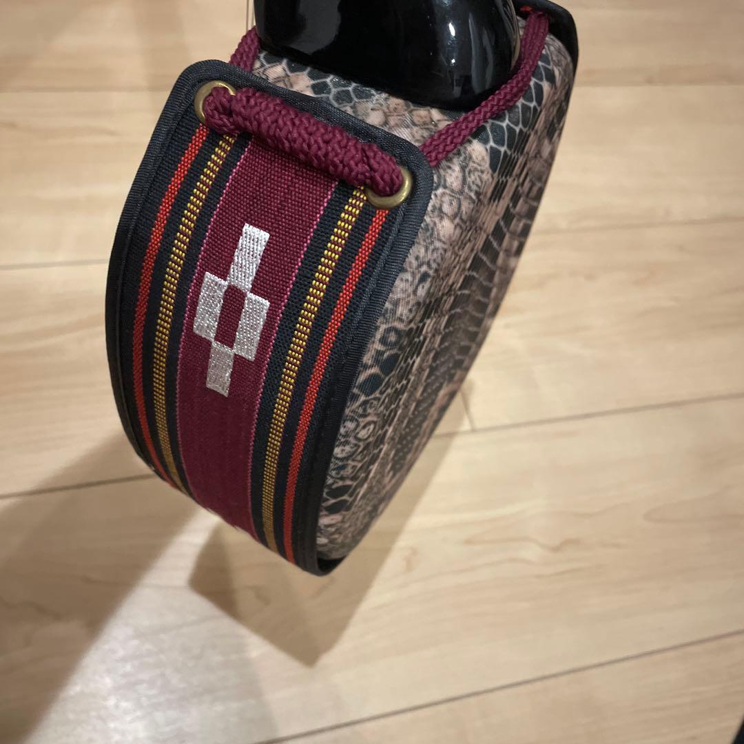 三味線 人工皮 ポリエステル ケース付き