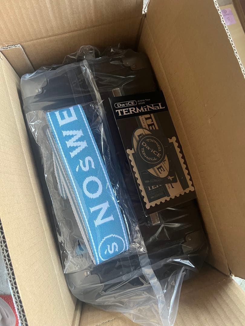 Da-iCE -TERMiNaL- オリジナルキャリーケース ステッカー ベルト