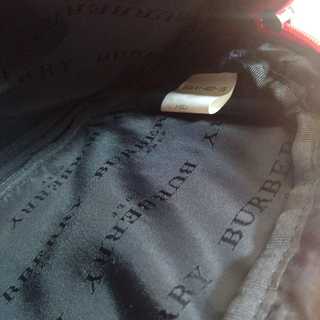 BURBERRY ゴルフポーチ レッド ティー付き