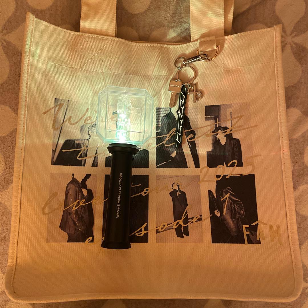 timelesz ペンライト キーリング バッグ
