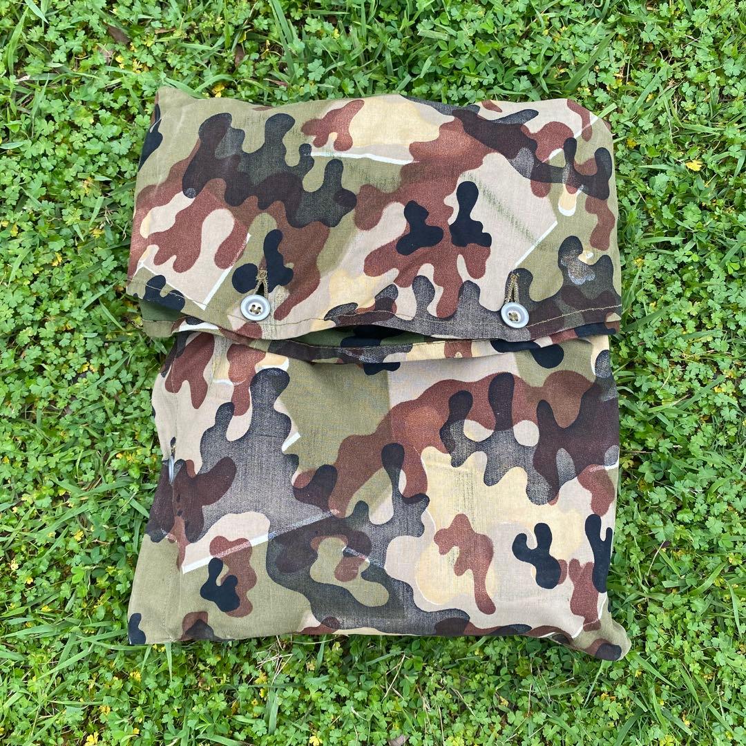 ぷ*ぽ様 【超レア】状態良　ドイツ　軍幕　アメーバカモ　パップテント　ハーフ１枚