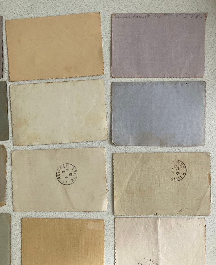 値下げ　T48 フランスアンティーク　手書き　お手紙　24通セット　1910年代