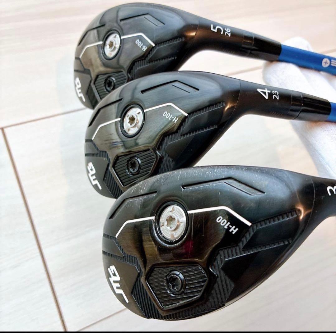 H-100 ユーティリティクラブ 3, 4, 5番手セット