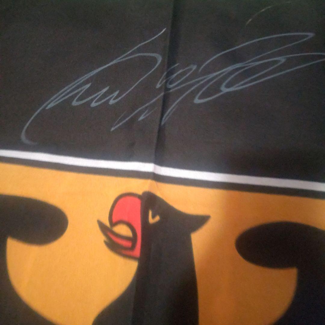 ルーカス・ポドルスキ　ドイツ国旗　政府旗 サイン入り 応援グッズ　レア　貴重