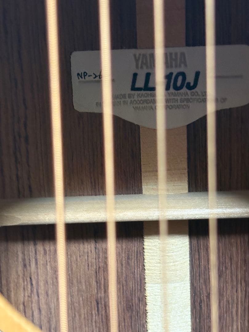 Yamaha LL-10J アコースティックギターハードケース付属