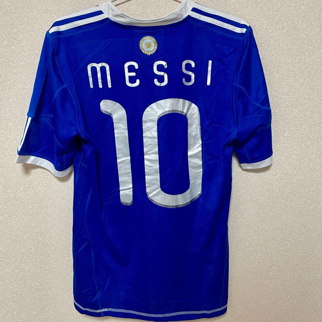 【正規品】2010 アルゼンチン代表 アウェイ メッシ M 美品