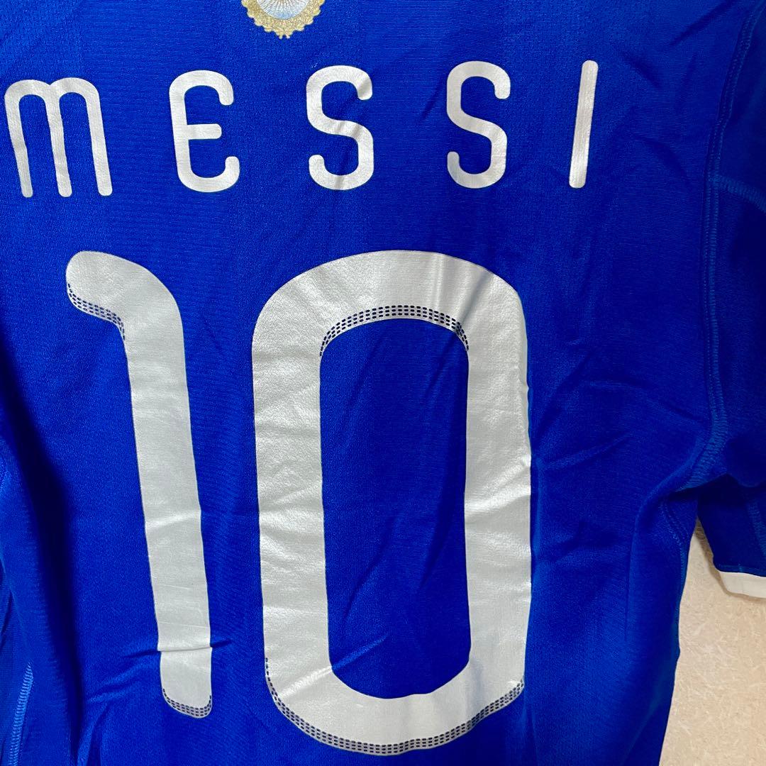 【正規品】2010 アルゼンチン代表 アウェイ メッシ M 美品