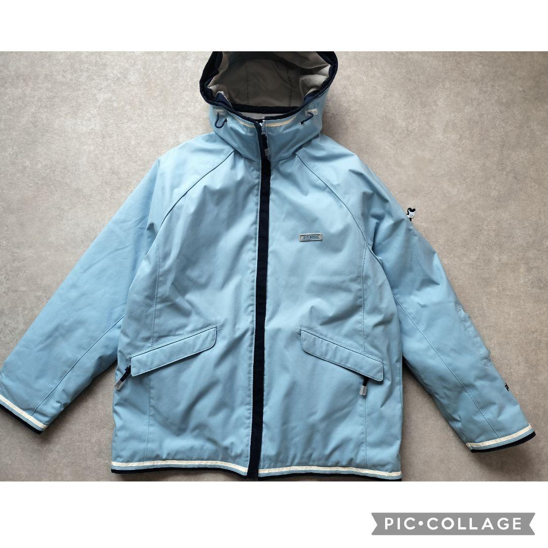 極美品 Miss Phenix スキーウェア上下レディースM 水色×紺　高機能