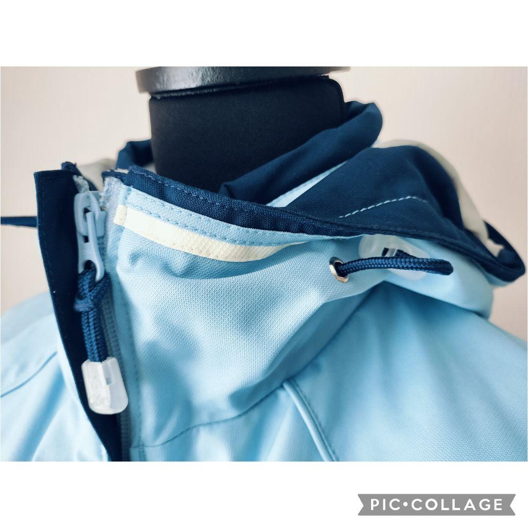 極美品 Miss Phenix スキーウェア上下レディースM 水色×紺　高機能