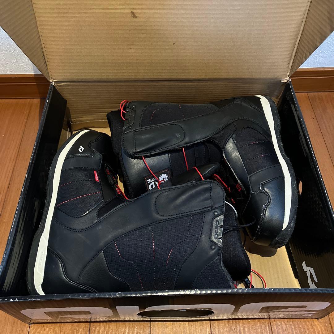 RIDE スノーボードブーツ ブラック/レッド 27.5㎝