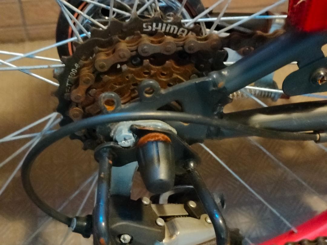 【引取限定/東京都江東区】X-FUSION 外装6段 黒 24インチ