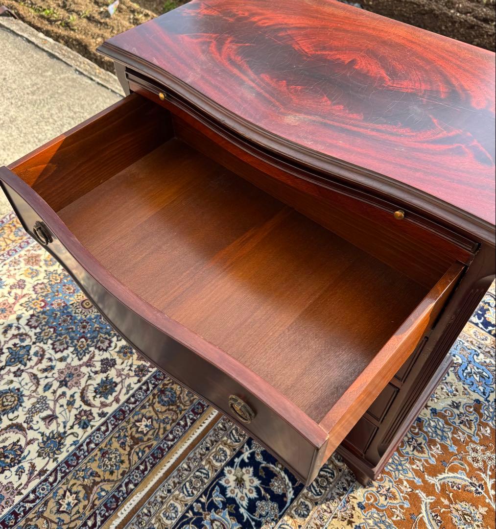 英国ヴィクトリアン マホガニーチェスト 4段