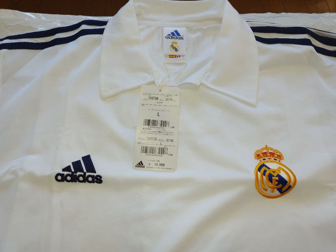 adidas レアル・マドリード01 長袖 Lサイズ 未使用品