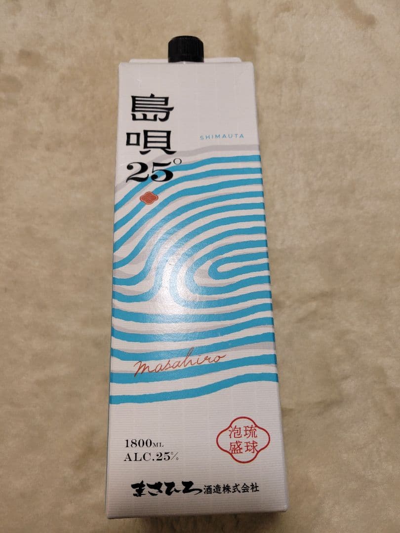 泡盛 島唄 25° 1800ml 6本セット　★激安価格★ 送料込み