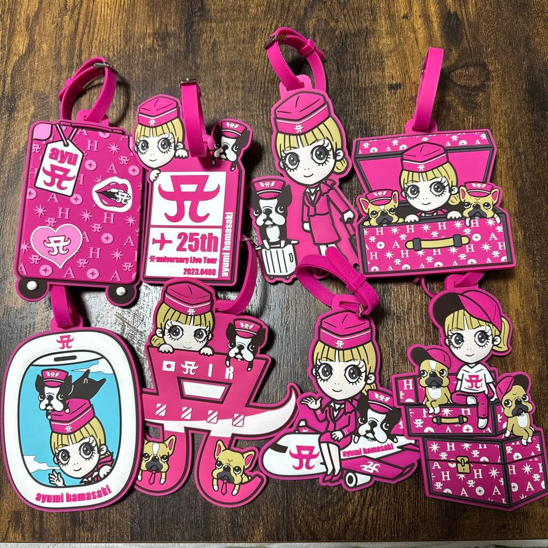浜崎あゆみ ラゲッジタグ　8個セット