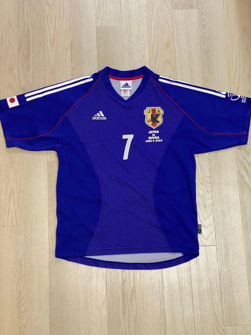 2002 日本代表 中田英寿 サッカー W杯 レプリカユニフォーム サイズL