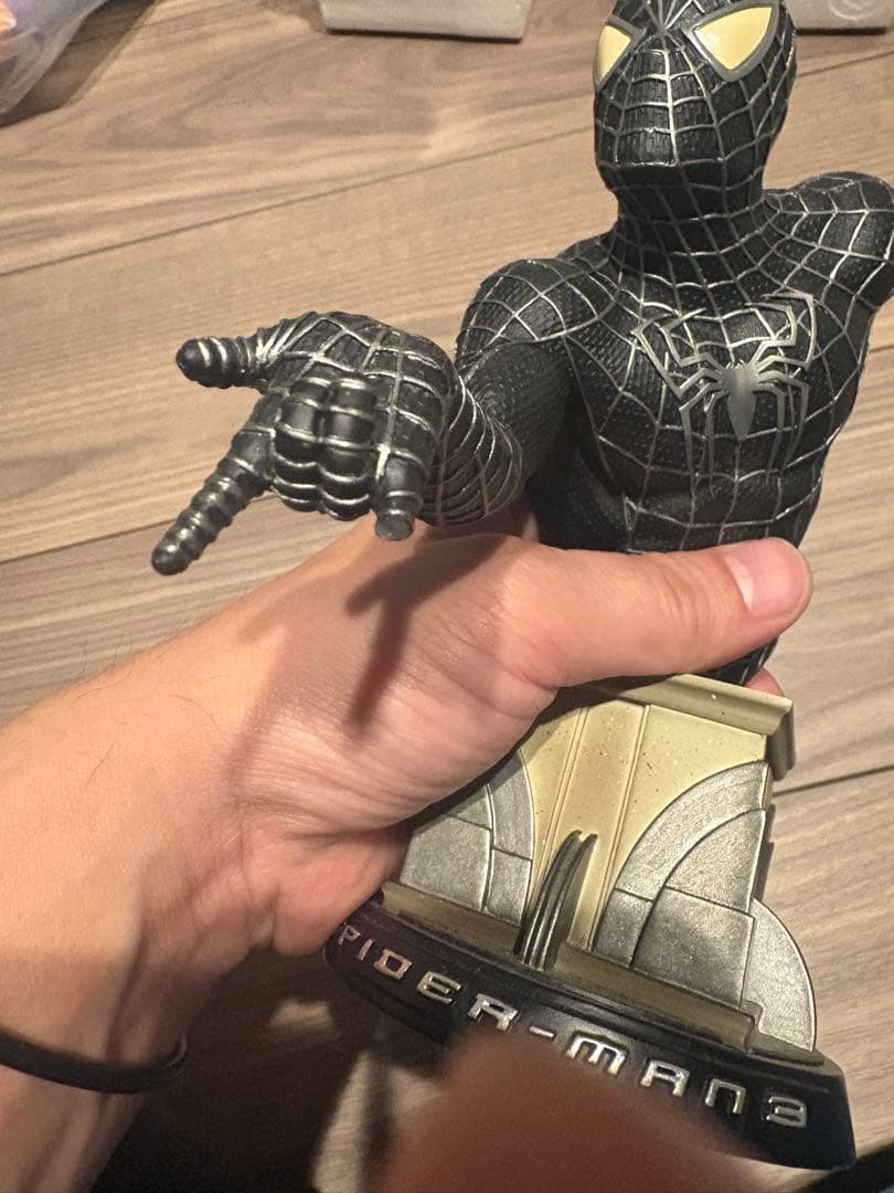 スパイダーマン3 ブラックバージョン ミニバスト