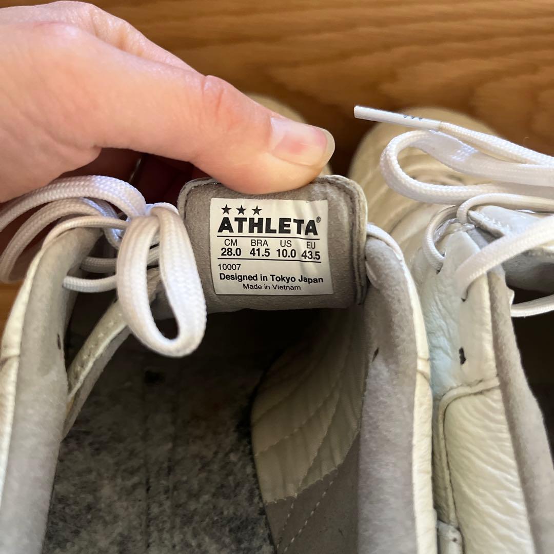 ATHLETA サッカーシューズ ホワイト(スパイク)
