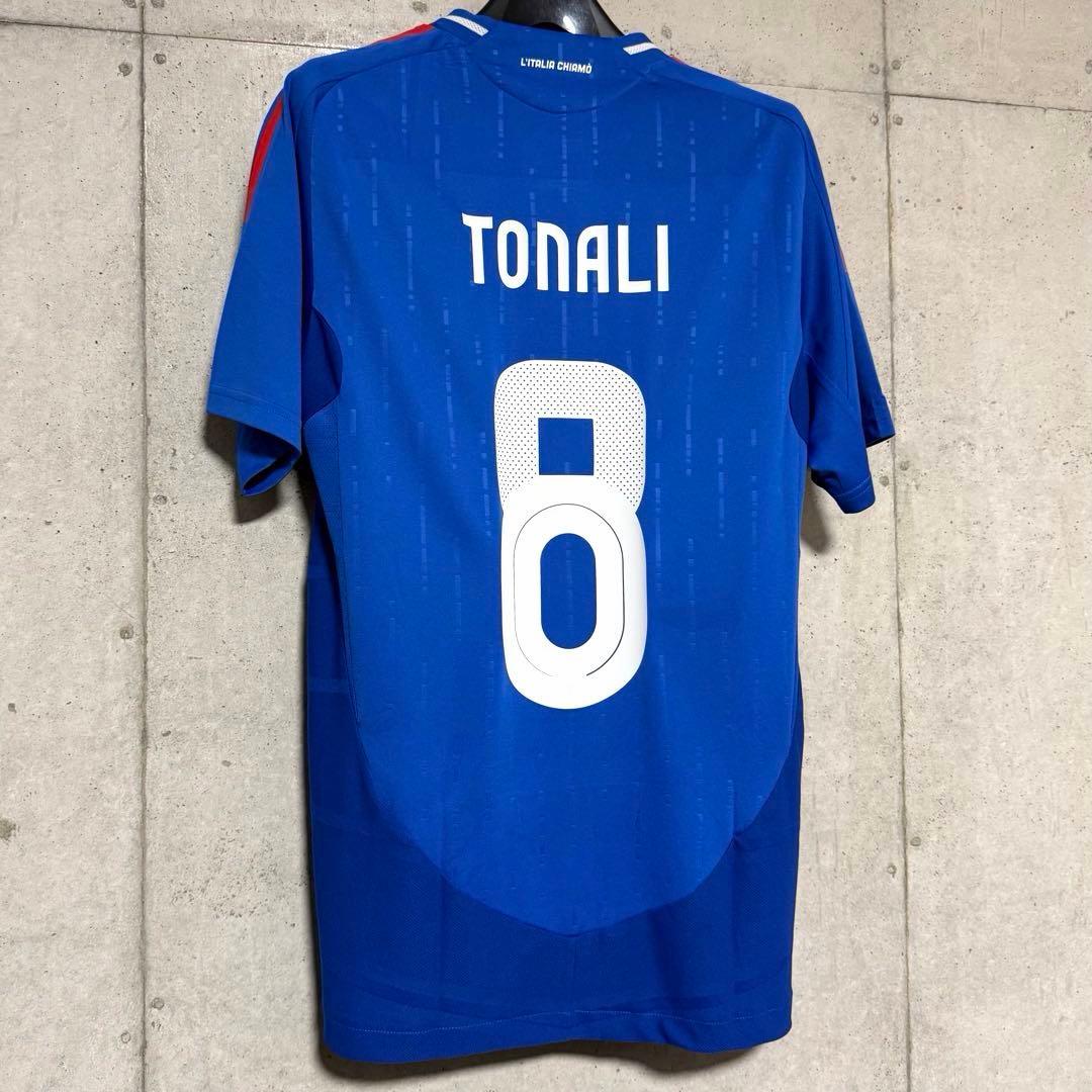 【新品/タグ付き】2024 イタリア代表 ♯8 トナーリ【XLサイズ】選手仕様