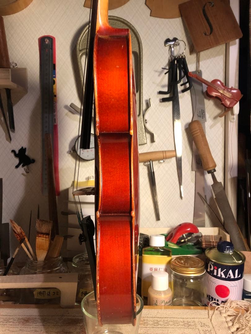 【駒&魂柱調整済】Suzuki分数バイオリンNo102 1/2 1968