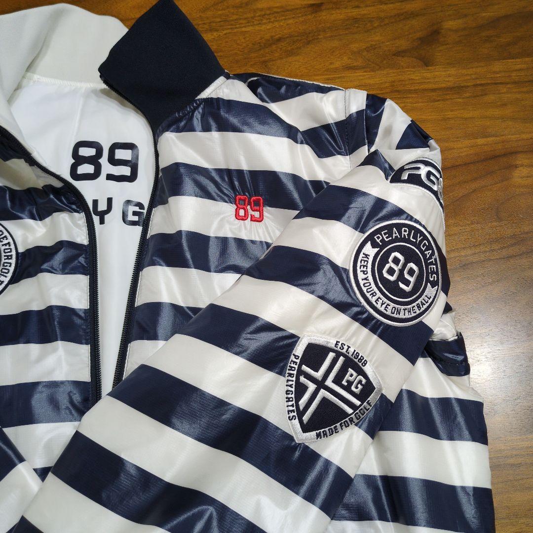 PEARLY GATES ストライプリバーシブルジャケット 89