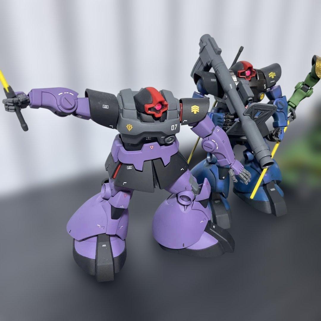 【MG３体セット】リックドム、ドズルザク専用ドム組み立て済みジャンク品