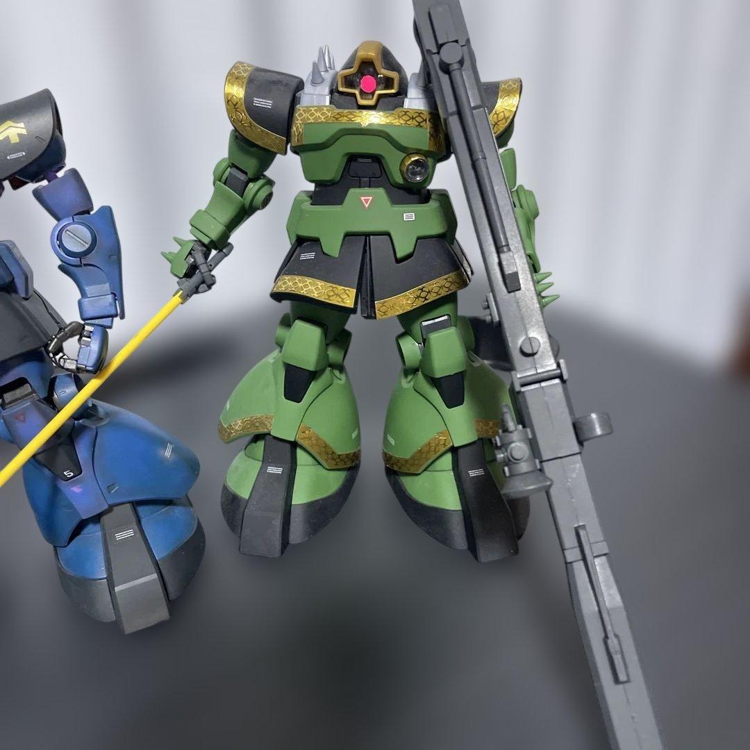 【MG３体セット】リックドム、ドズルザク専用ドム組み立て済みジャンク品