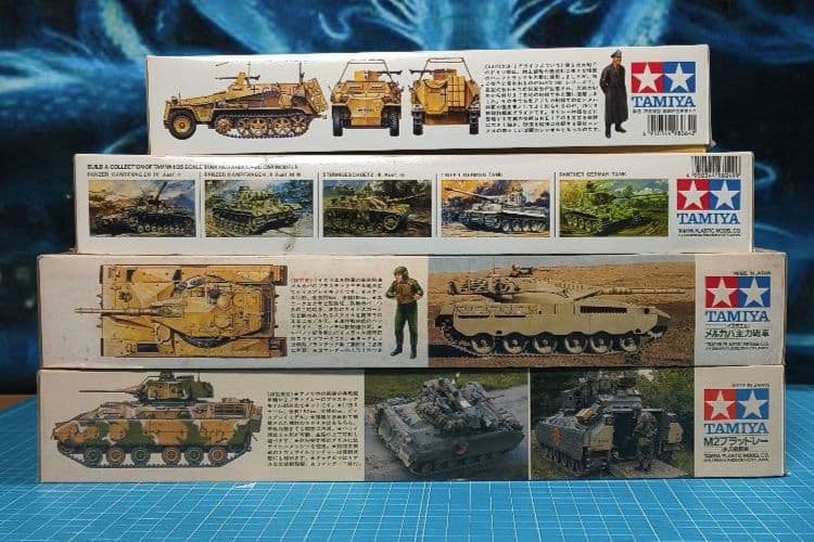 17 未組立 タミヤ ミリタリーミニチュアシリーズ プラモデル ４点セット