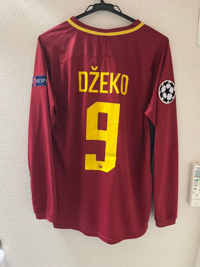 ジェコ ユニフォーム オーセンティックAS Roma Džeko 9 長袖シャツ