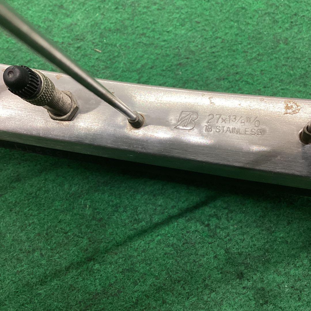 ステンレスリム&スポーク　後輪　27x1-3/8 タイヤ付　内装3段　ベルト仕様