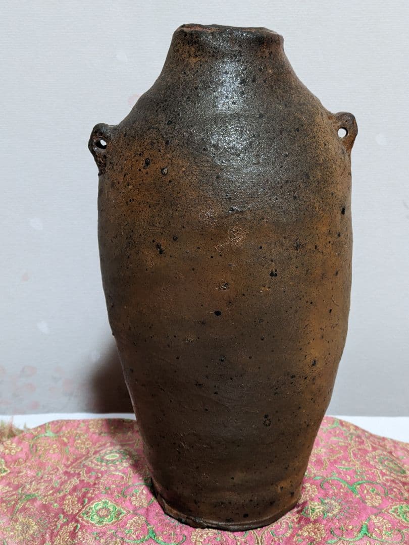 ♦珍物！時代物【在銘 古い焼締め】備前焼？コレクション 骨董品 アンティーク